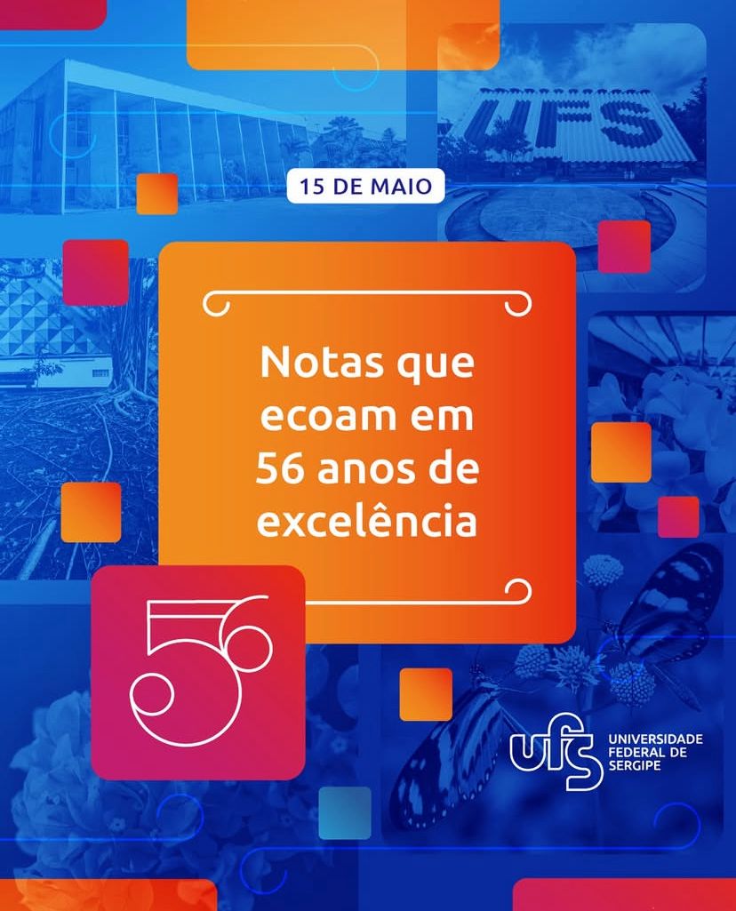Identidade Visual Aniversário 56 anos UFS